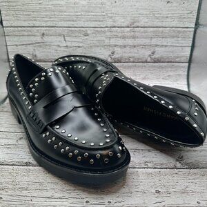 Marc Fisher Women's Yolo Slip-on Embellishment Casual Penny Loafers Size 8.5